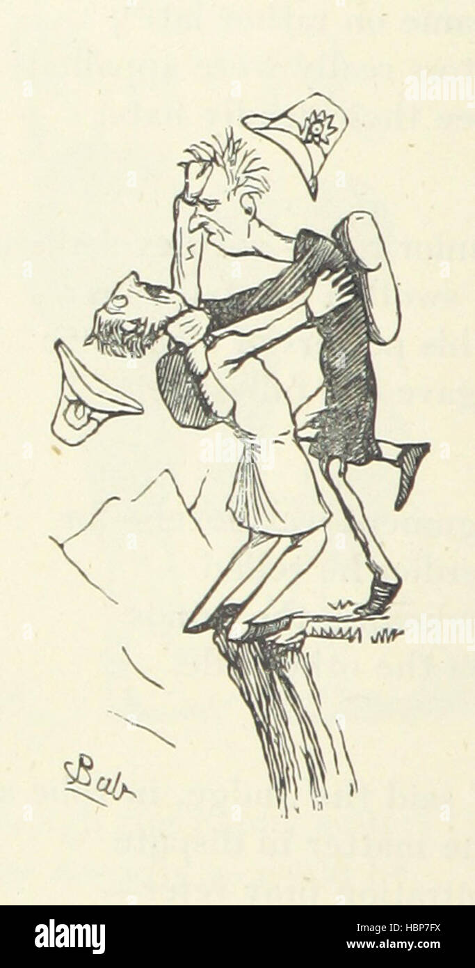 Image prise à partir de la page 384 de "la Porte Bab ballades, avec laquelle sont inclus des chansons d'une savoyarde, ... Avec 350 illustrations de l'auteur' image prise à partir de la page 384 de "la Porte Bab ballades, avec Banque D'Images