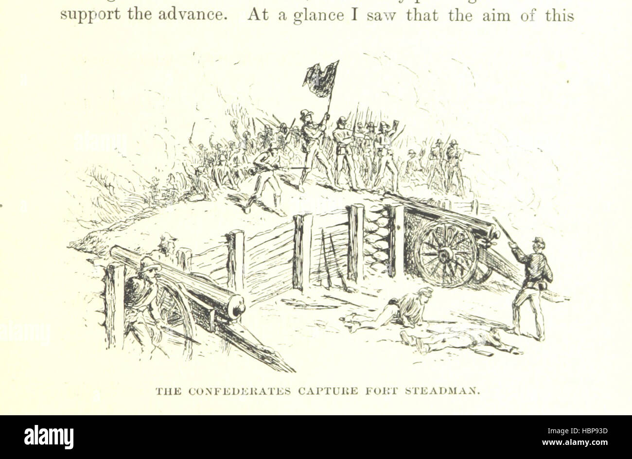 Image prise à partir de la page 431 de "Bullet et Shell. La guerre comme le soldat vu ... Illustré de dessins, parmi les scènes réelles, par E. Forbes Image prise à partir de la page 431 de "Bullet et guerre Shell Banque D'Images