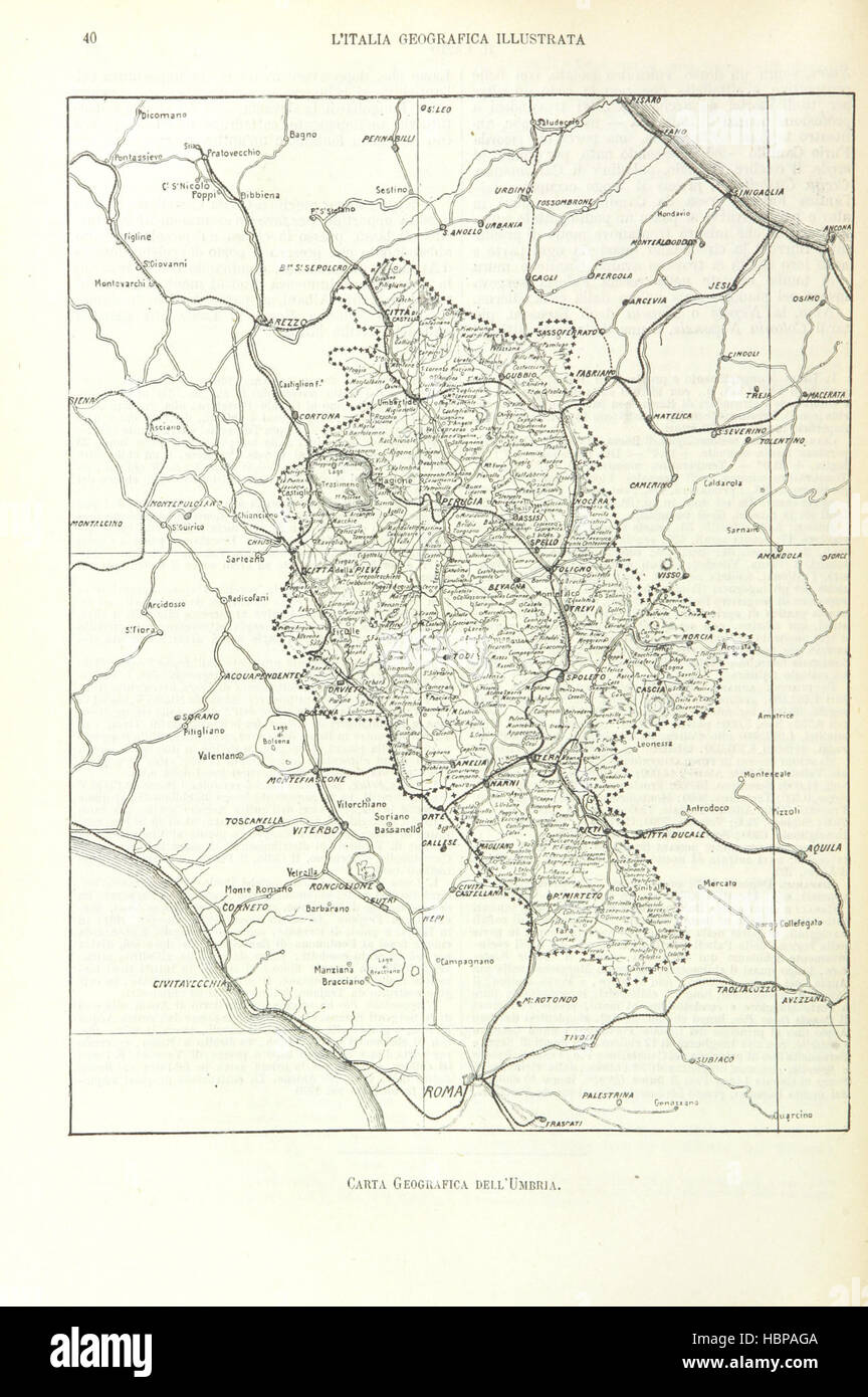 Image prise à partir de la page 50 de "L'Italia geografica illustrata, etc' image prise à partir de la page 50 de "L'Italia geografica illustrata, etc' Banque D'Images