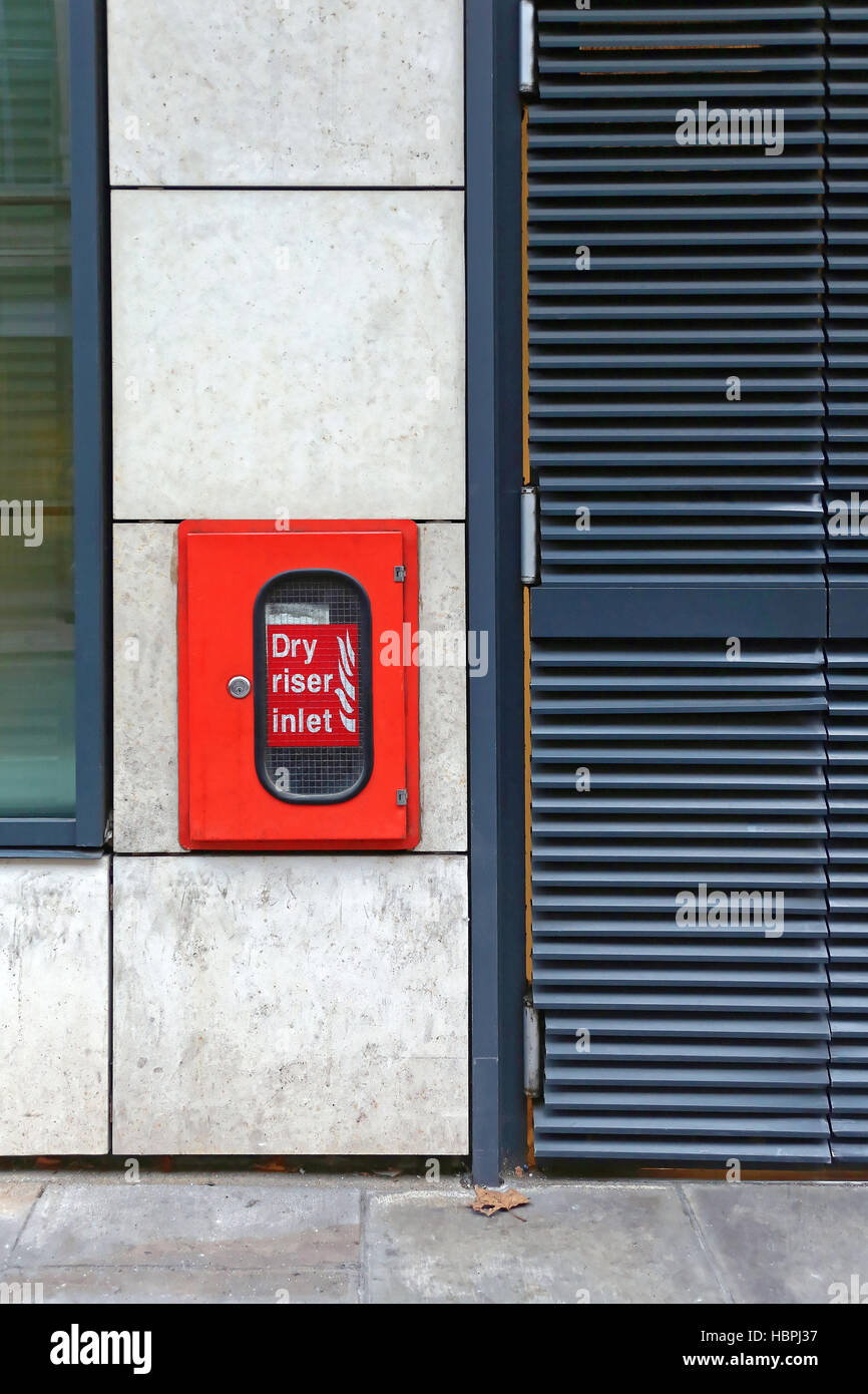 Dry Riser Inlet Banque D'Images