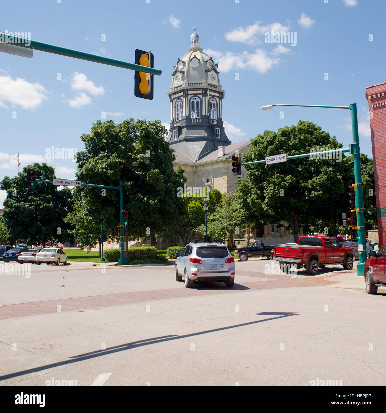 Madison County Courthouse de Winterset en comté de Madison, Iowa, États-Unis. Banque D'Images