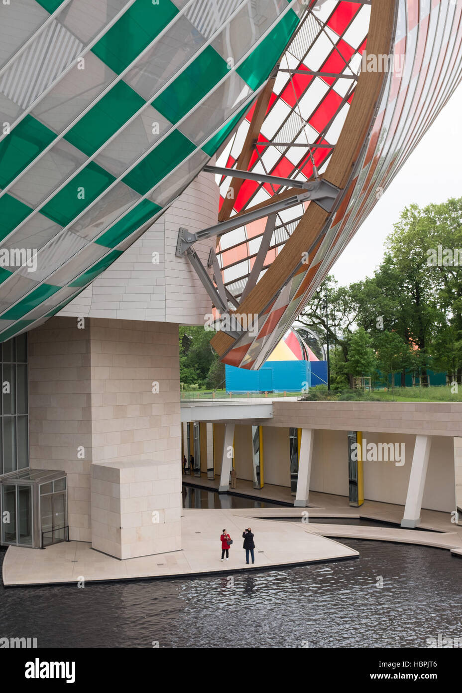 Fondation Louis Vuitton Paris,musée,Bois de Boulogne , France Banque D'Images