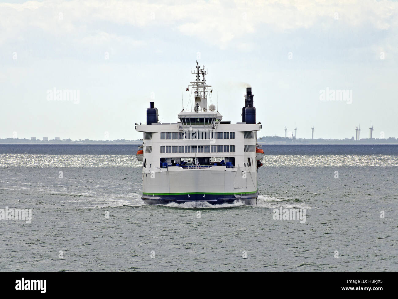 Car-ferry sur la mer Baltique Banque D'Images
