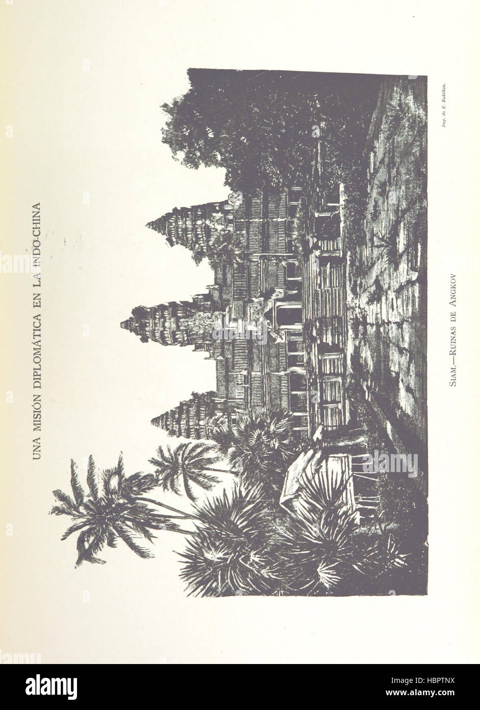 Una misión diplomática en Indochine. Descripción del viaje de la Legación especial de España al Imperio de Annam y reino de Siam ... con un prólogo de Don P. de Novo y Colson ... Publicación ilustrada, etc image prise à partir de la page 561 de "una misión diplomática en Banque D'Images