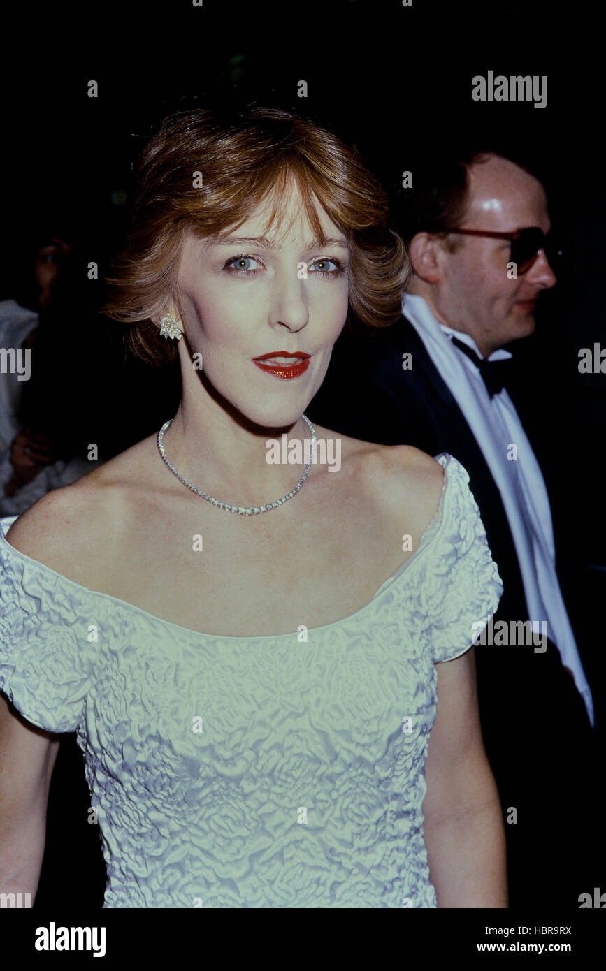 Patricia Hodge. L'acteur anglais. 1989 Banque D'Images