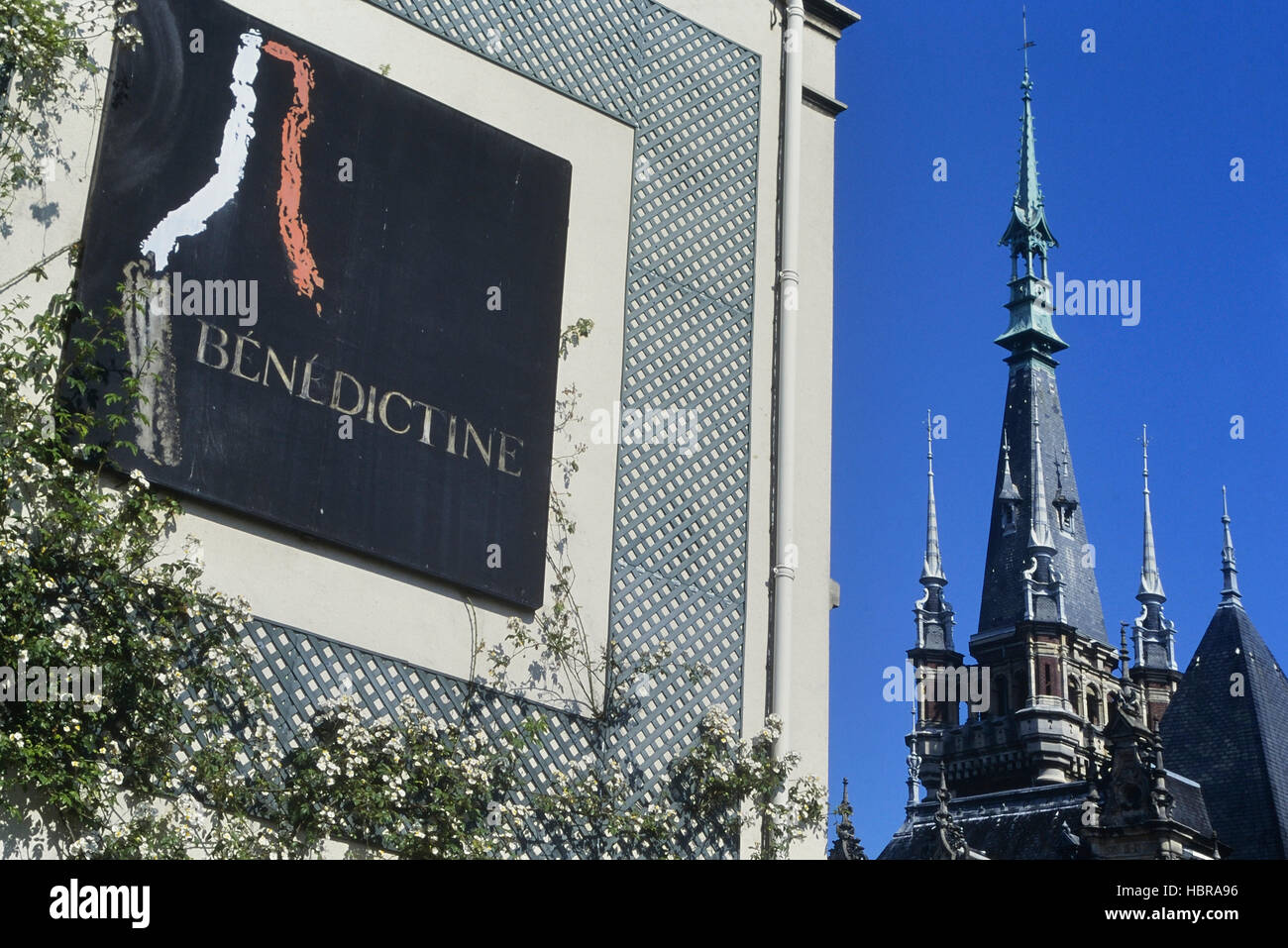 Palais Bénédictine. Fécamp. La Normandie. France Banque D'Images