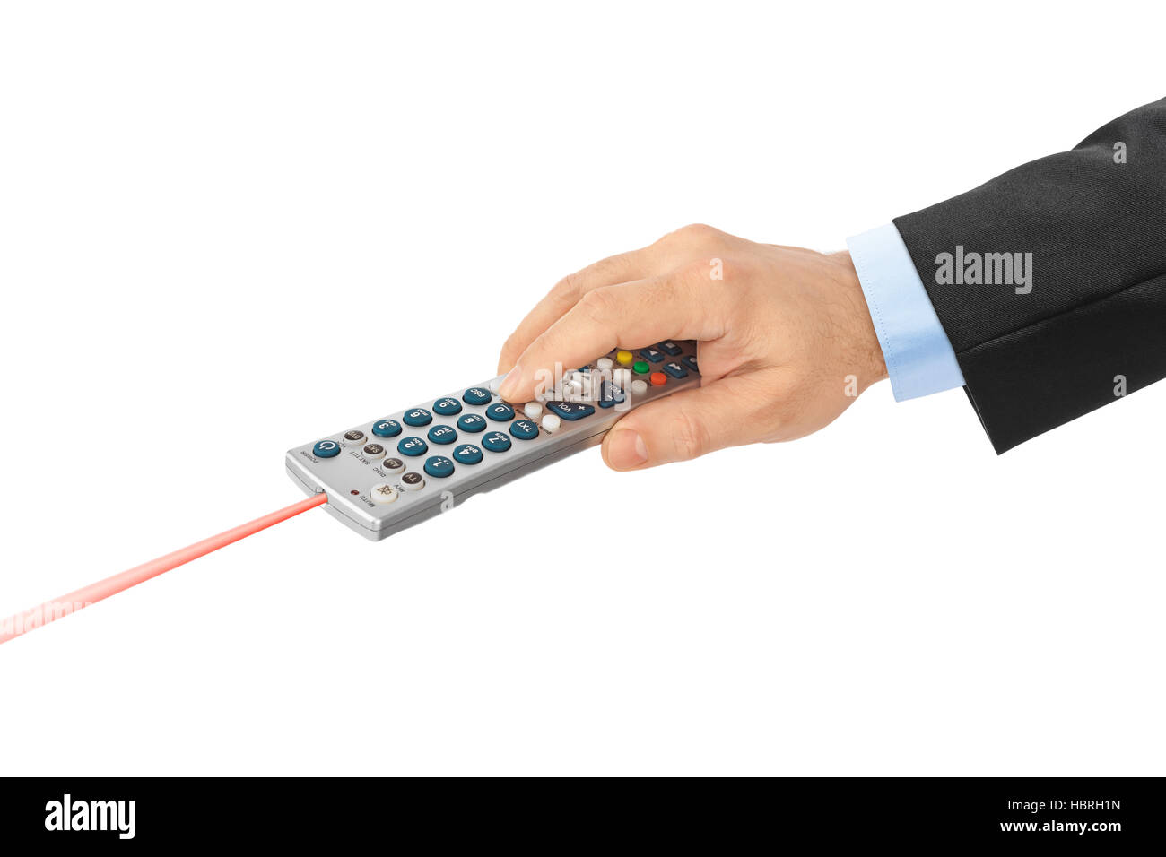 La main avec télécommande Banque D'Images