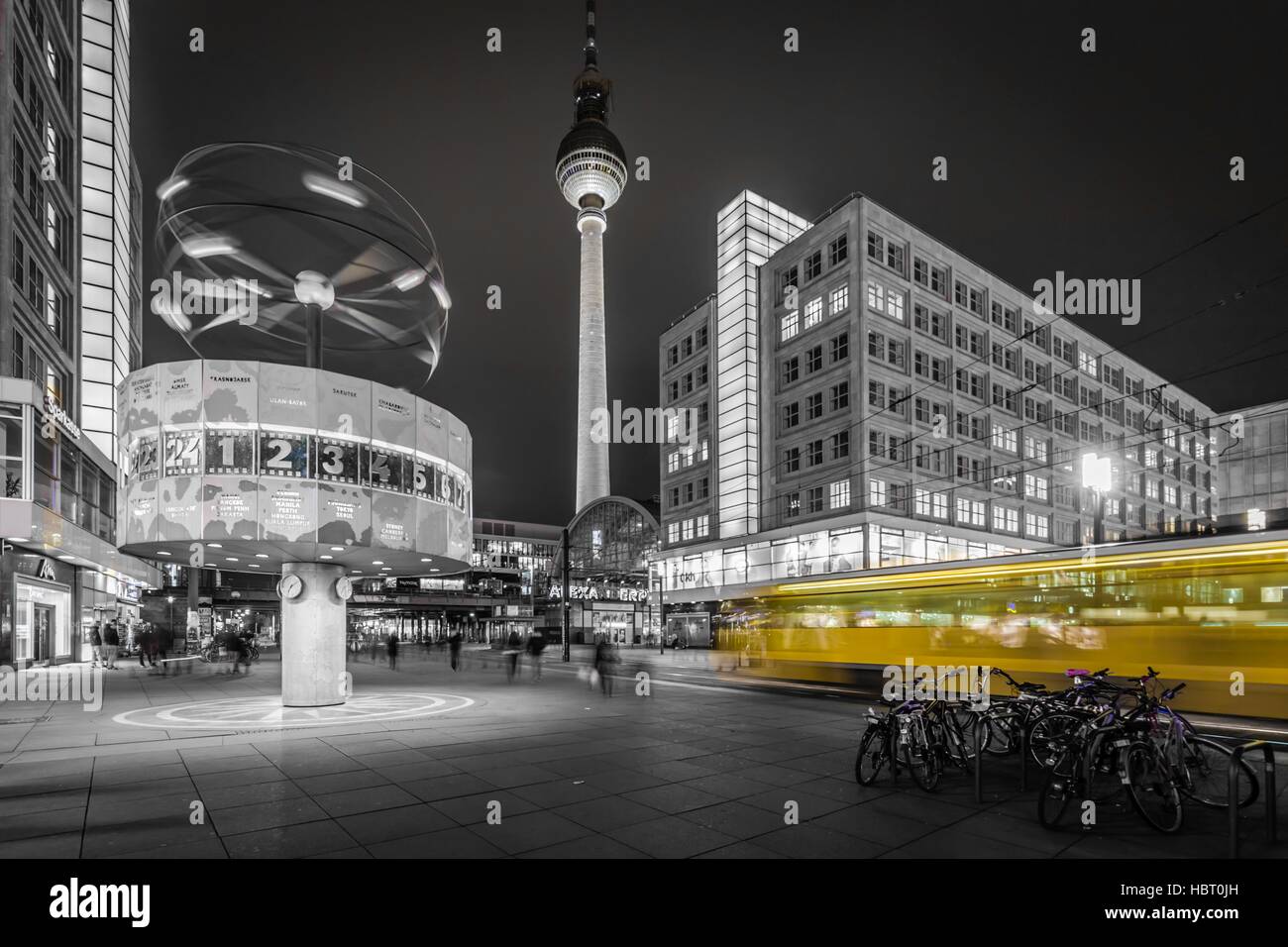 Berlin - Allemagne - Alexanderplatz Banque D'Images