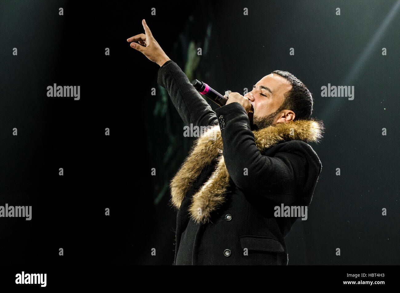 French Montana effectue à Hot 97's Sex pour les fêtes concert à Prudential Center le 3 décembre 2016 à Newark, NJ Banque D'Images