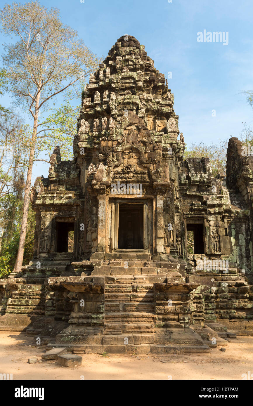 Restauré Chau Say Tevoda temple près de Angkor Wat, au Cambodge Banque D'Images