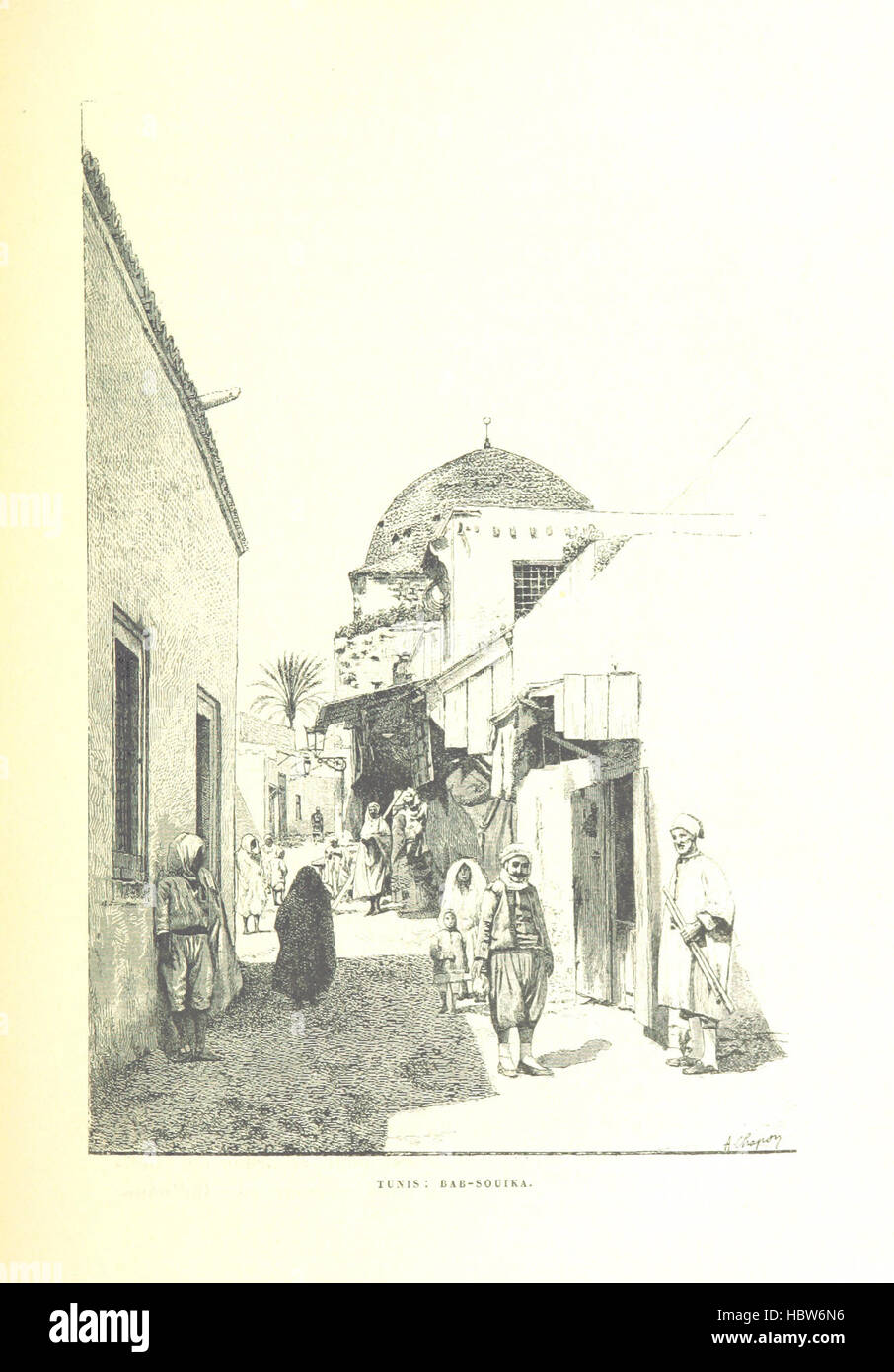 Image prise à partir de la page 317 de "Autour de la Méditerranée ... Illustrations par A. Chapon, etc' image prise à partir de la page 317 de "Autour de la Méditerranée Banque D'Images