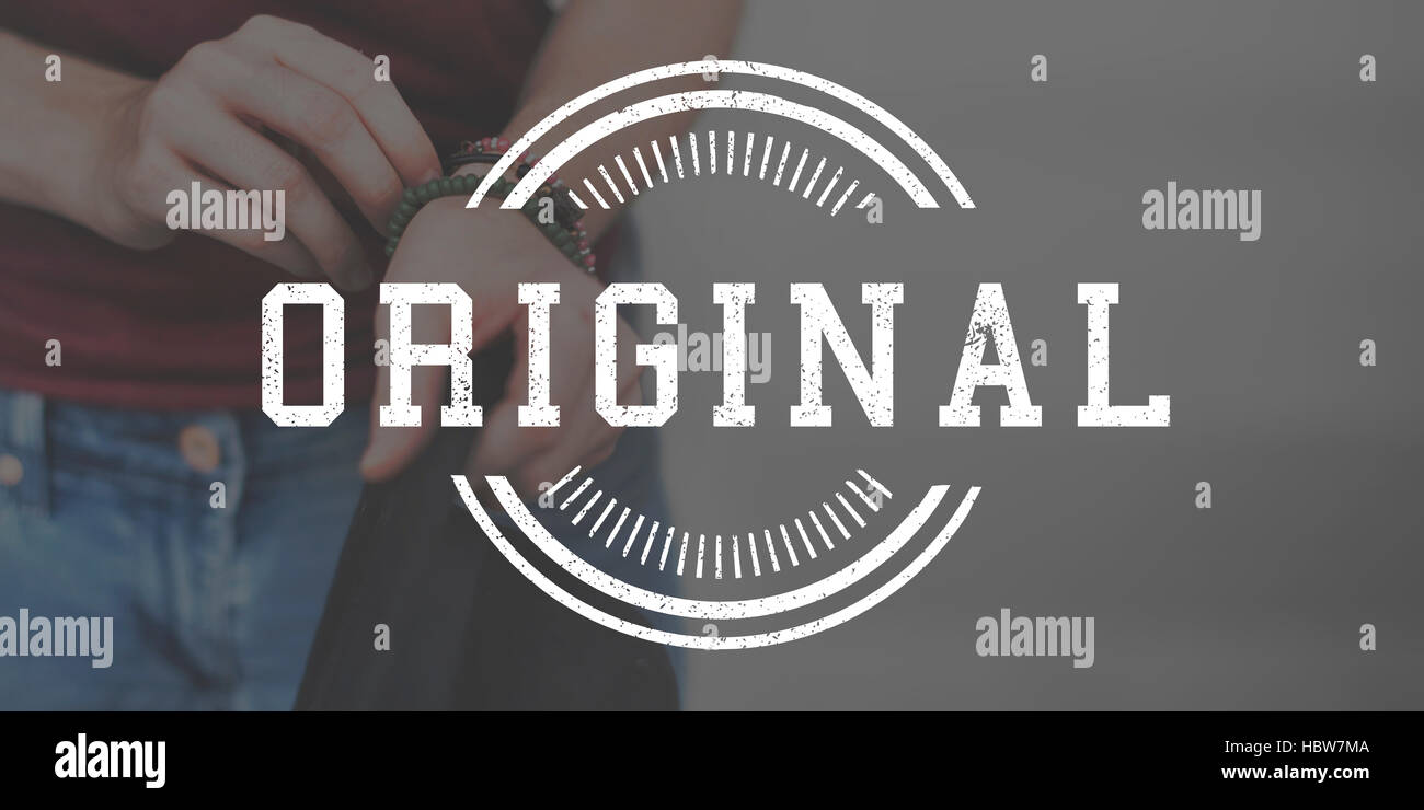 Label de qualité Excellence Premium Original Concept Banque D'Images