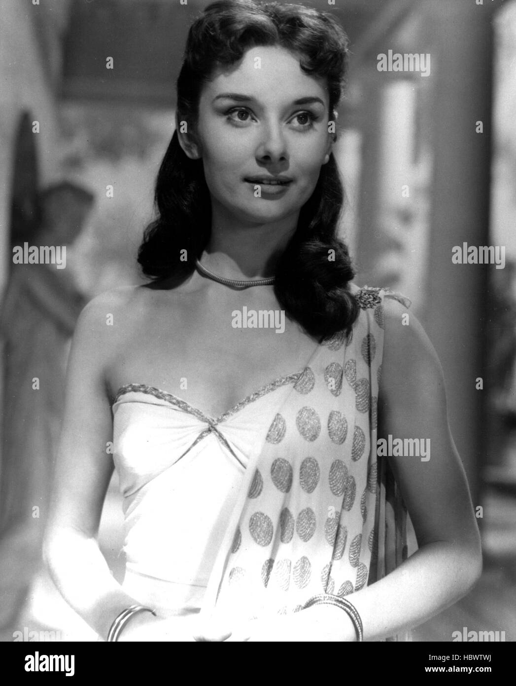 Publicity photo of Audrey Hepburn during the making of Green Mansions,  circa 1959 File Reference # 32733 038THA Stock Photo - Alamy