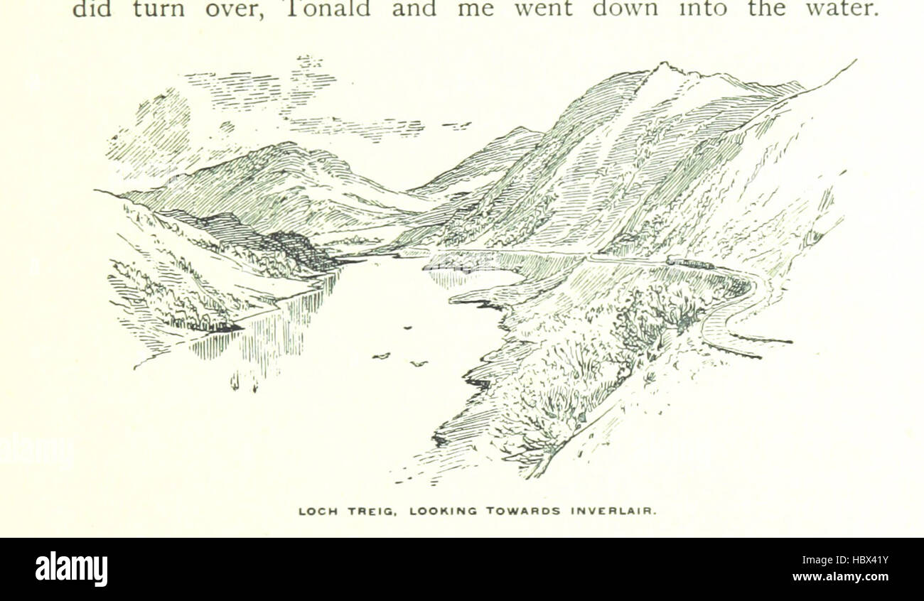 Image prise à partir de la page 137 de '"Mountain, Moor et Loch" illustré par stylo et crayon, sur la route de la West Highland Railway' image prise à partir de la page 137 de '"Mountain, Moor et Loch" Banque D'Images