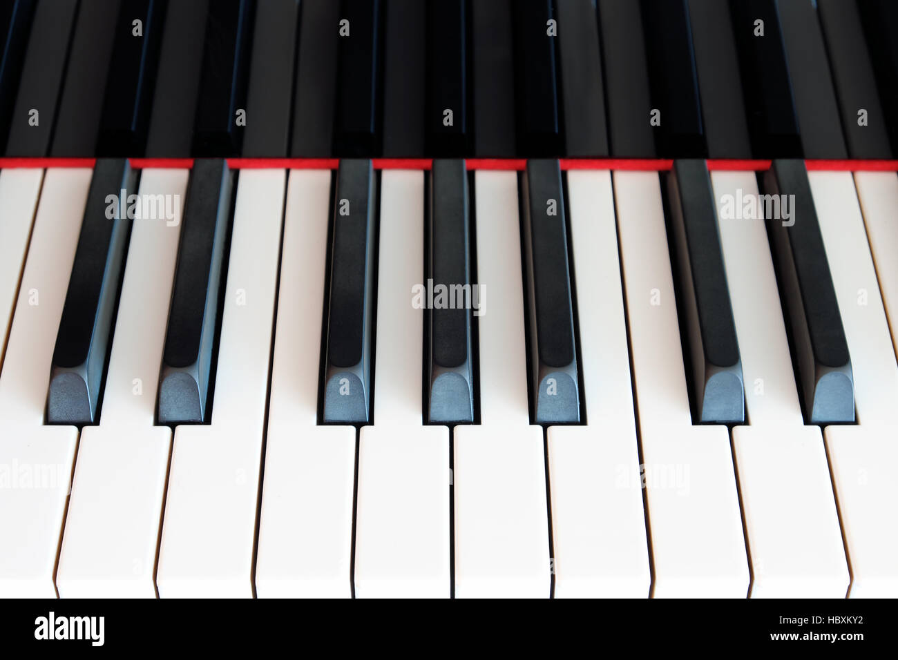Clavier de piano classique , touches piano libre Banque D'Images