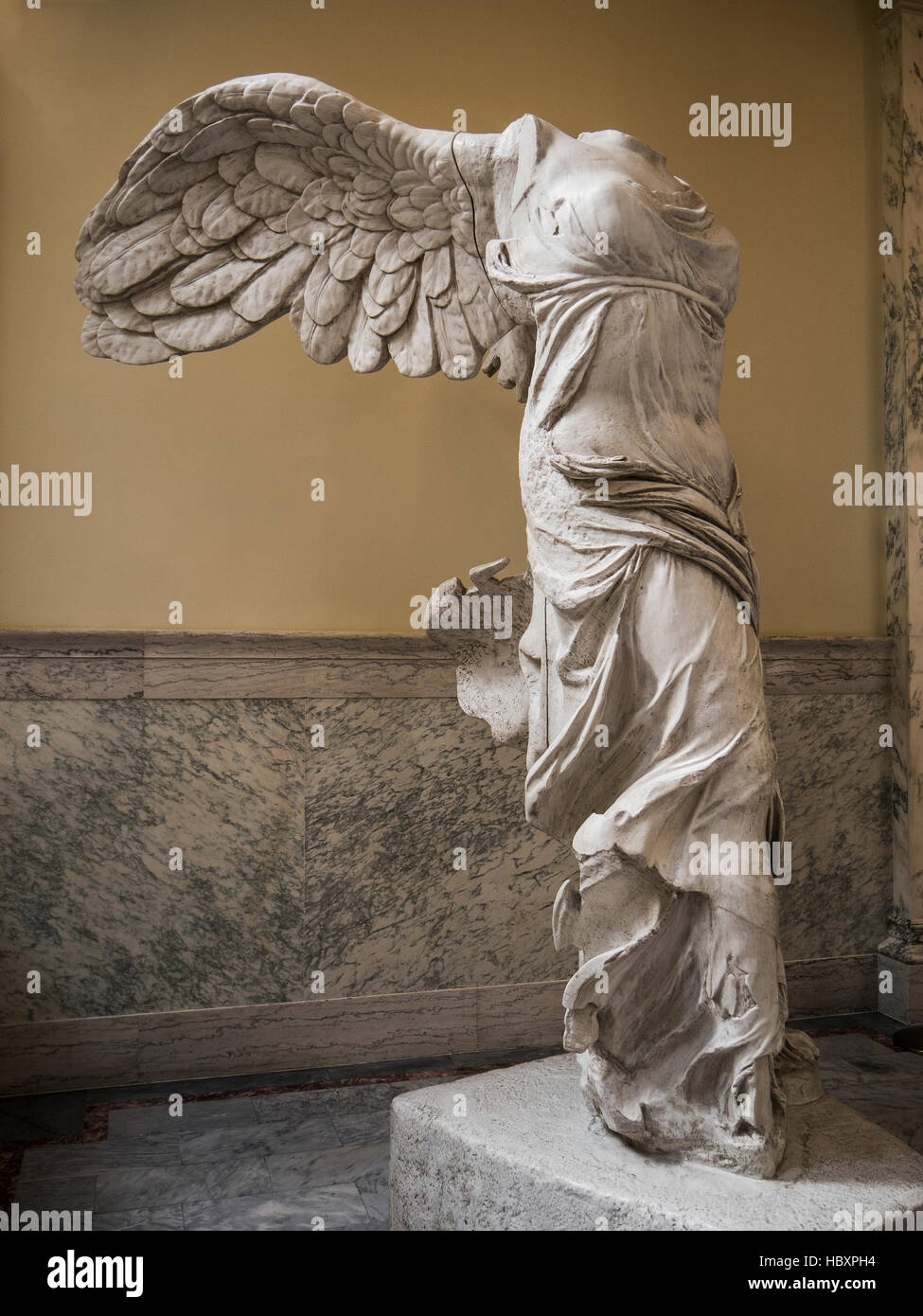 Victoire de Samothrace (Nike de Samothrace) statue, Idaho State Capitol, Boise, Idaho. Banque D'Images