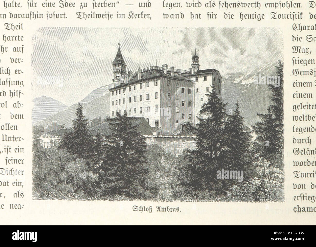 Image prise à partir de la page 140 de "und Tirol Vorarlberg ... Mit einer Karte, ... zahlreichen Illustrationen, etc' image prise à partir de la page 140 de "und Tirol Vorarlberg Banque D'Images