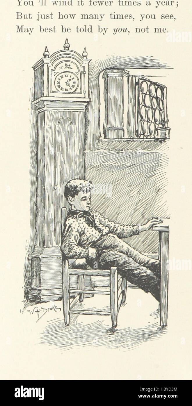 Image prise à partir de la page 196 de "quand la vie est jeune : un recueil de poésie pour les garçons et les filles' image prise à partir de la page 196 de "quand la vie est jeune Banque D'Images