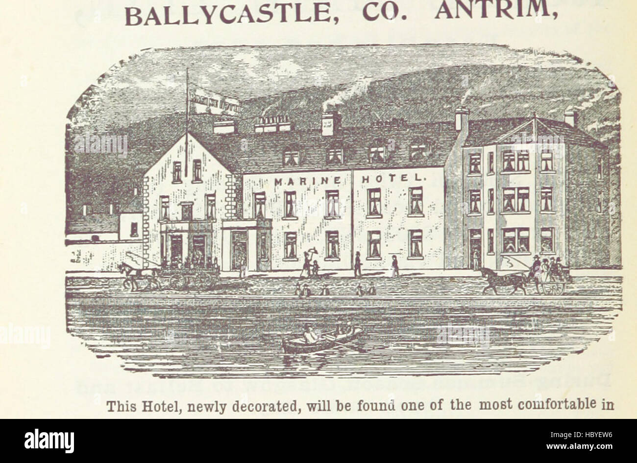 Image prise à partir de la page 190 de "Rigby's Illustrated Guide to Belfast et l'Irlande du Nord' image prise à partir de la page 190 de "Rigby's Illustrated Guide to Banque D'Images