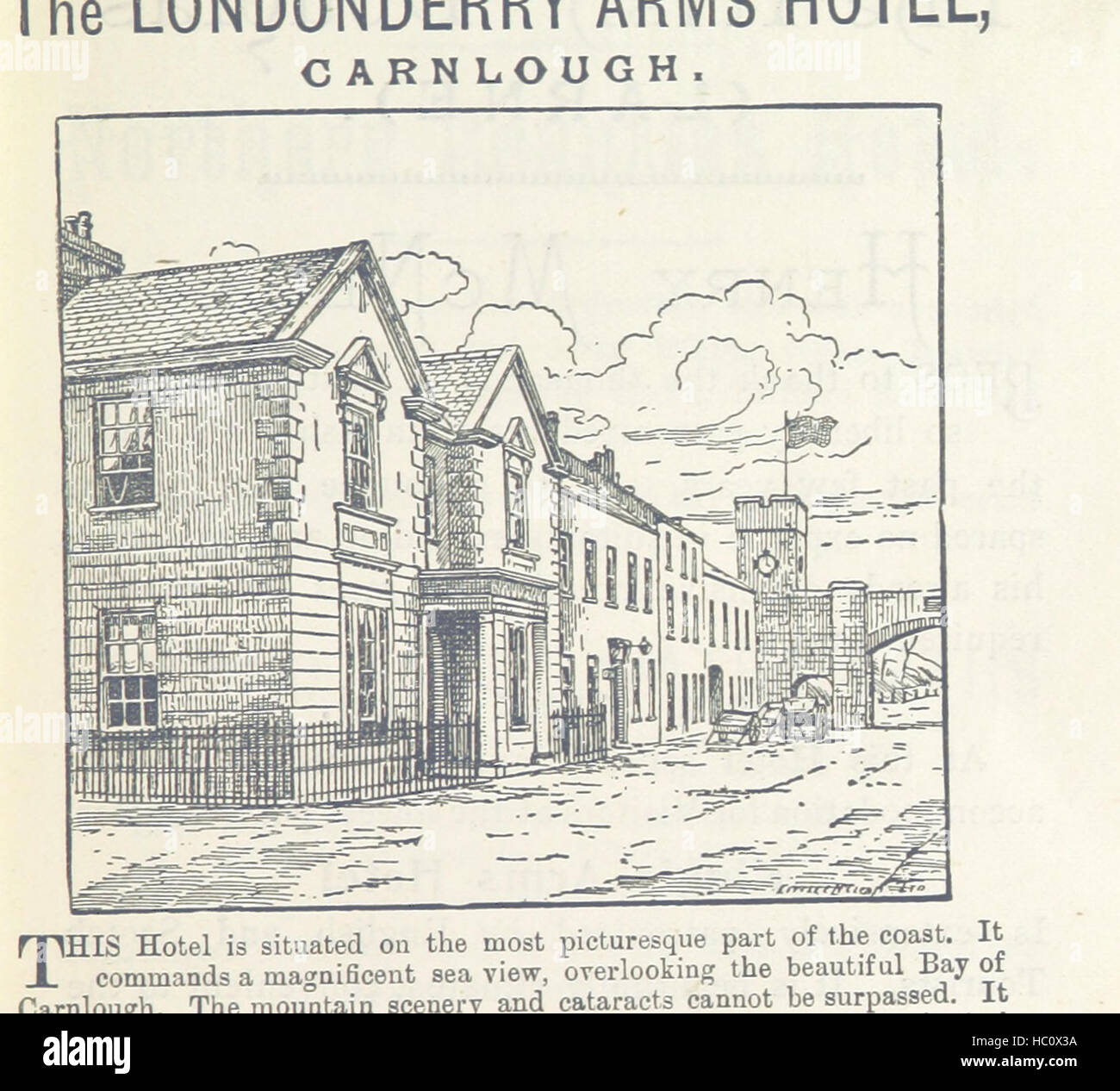 Image prise à partir de la page 13 de "Rigby's Illustrated Guide to Belfast et l'Irlande du Nord' image prise à partir de la page 13 de "Rigby's Illustrated Guide to Banque D'Images