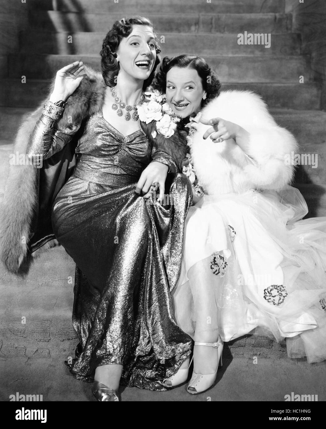 Une nuit à l'EARL CARROLL'S, de gauche, Elvia Allman, Blanche, Stewart (comme 'Brenda et Cobina"), 1940 Banque D'Images