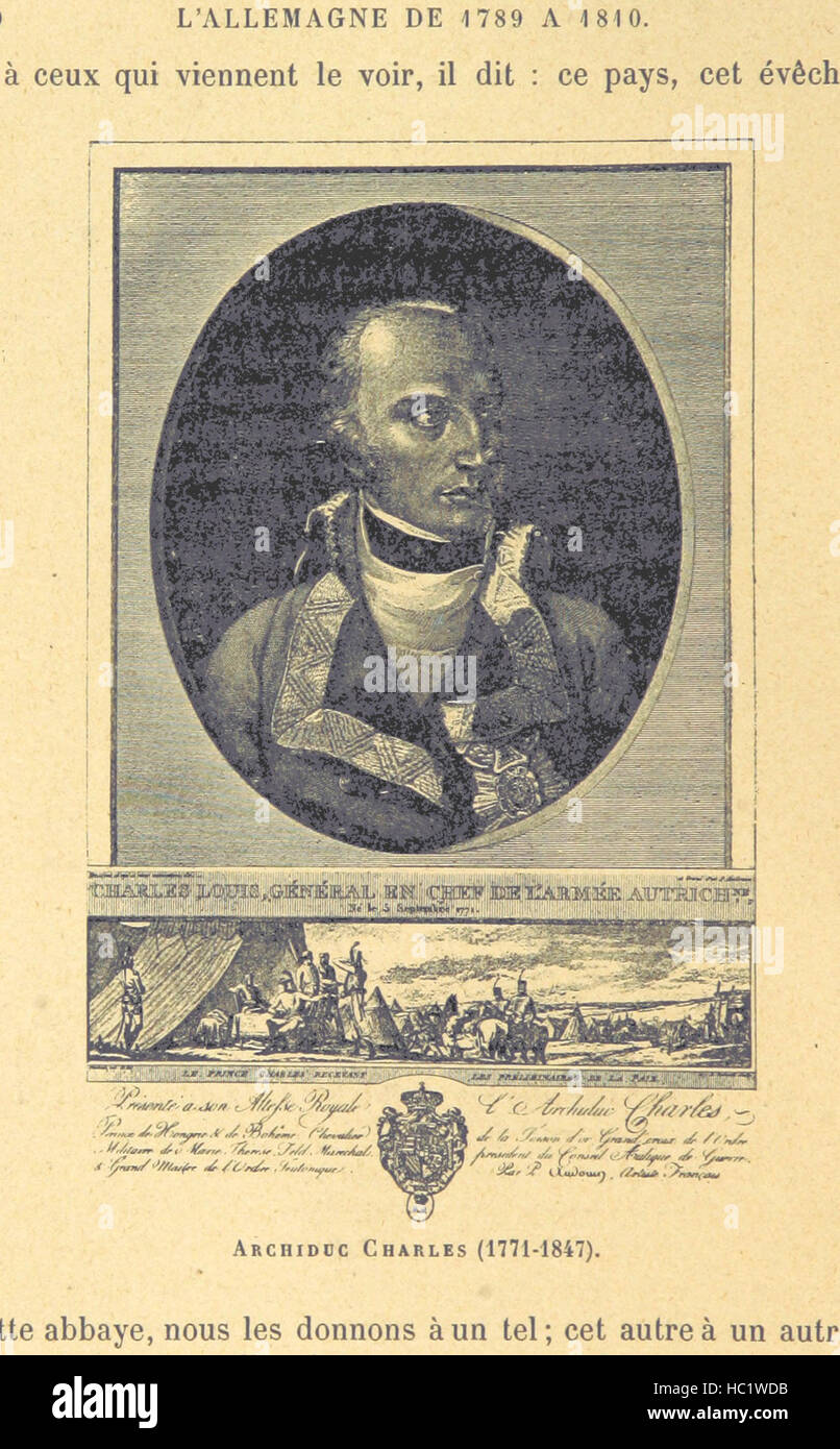 Image prise à partir de la page 158 de "L'Allemagne, 1789-1810. Fin de l'ancienne Allemagne. [Avec illustrations.]' image prise à partir de la page 158 de "L'Allemagne, fin de 1789-1810 Banque D'Images