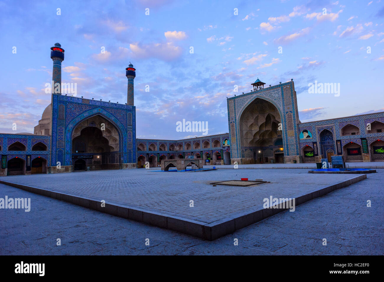 Mosquée Jameh d'Isfahan Banque D'Images