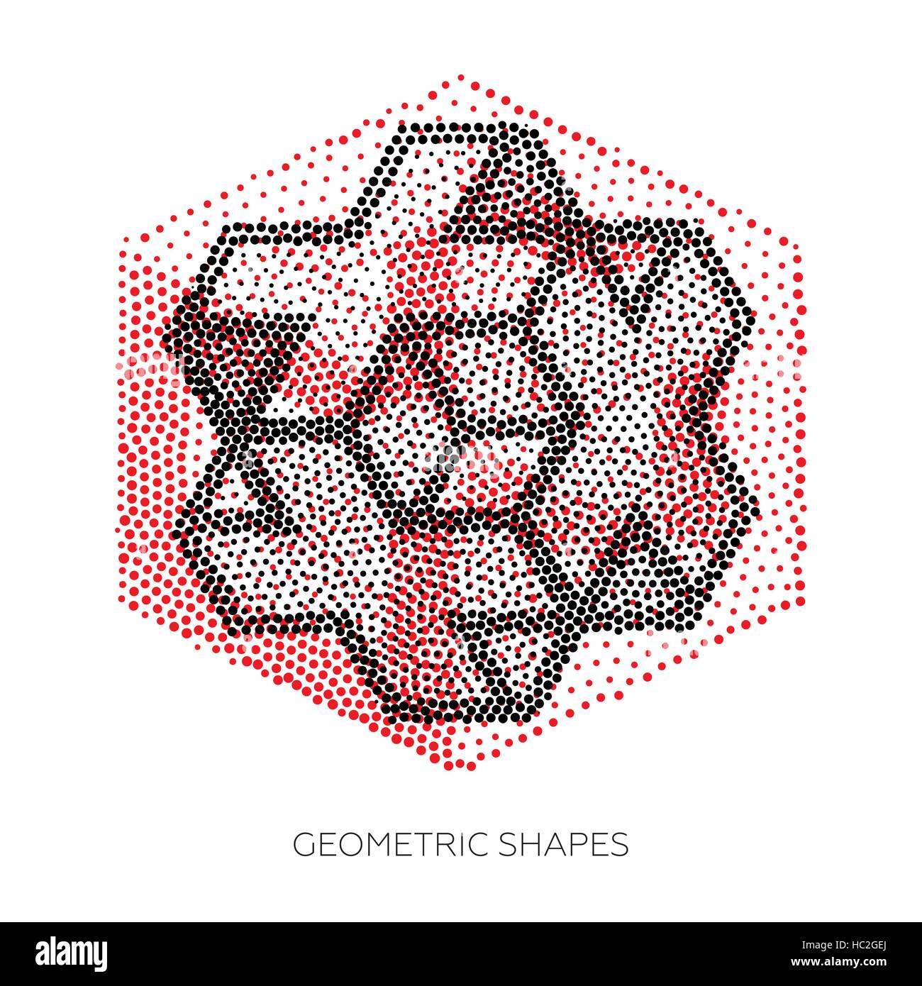 Ensemble de formes géométriques Illustration de Vecteur