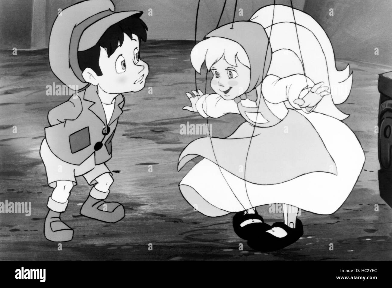 Pinocchio Et L Empereur De La Nuit PINOCCHIO ET L'EMPEREUR DE LA NUIT, à partir de la gauche : Pinocchio,  Twinkle, 1987. ©New World Pictures/avec la permission d'Everett Collection  Photo Stock - Alamy