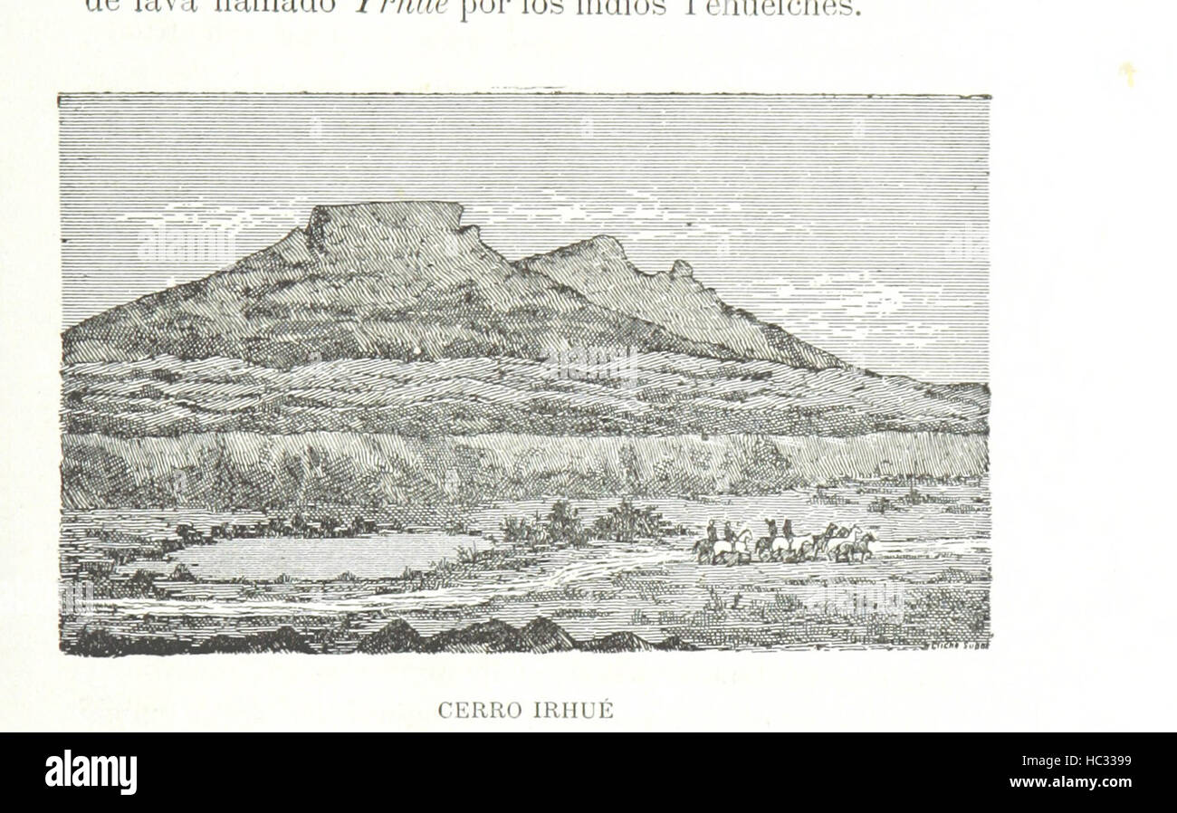 Viaje al pais de los Tehuelches, pt. I. Exploraciones en la Patagonia austral. [Avec carte.] Image prise à partir de la page 47 de "Viaje al pais de Banque D'Images