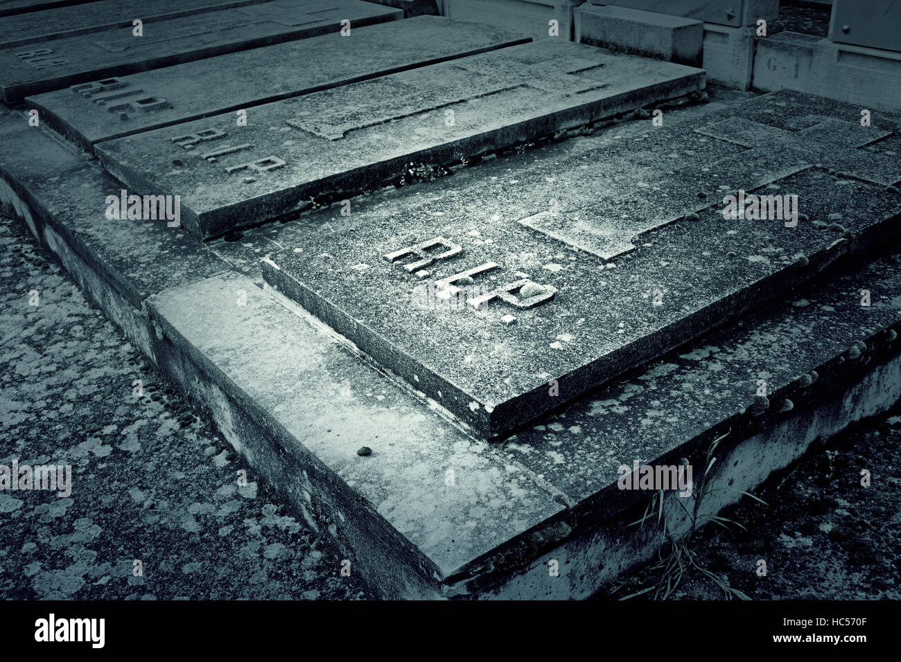 Cimetière tombe de porte, la religion et la mort Banque D'Images