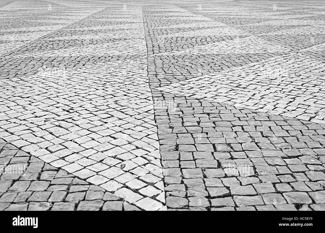 Carreaux en milieu urbain et l'architecture du bâtiment, la rue Banque D'Images