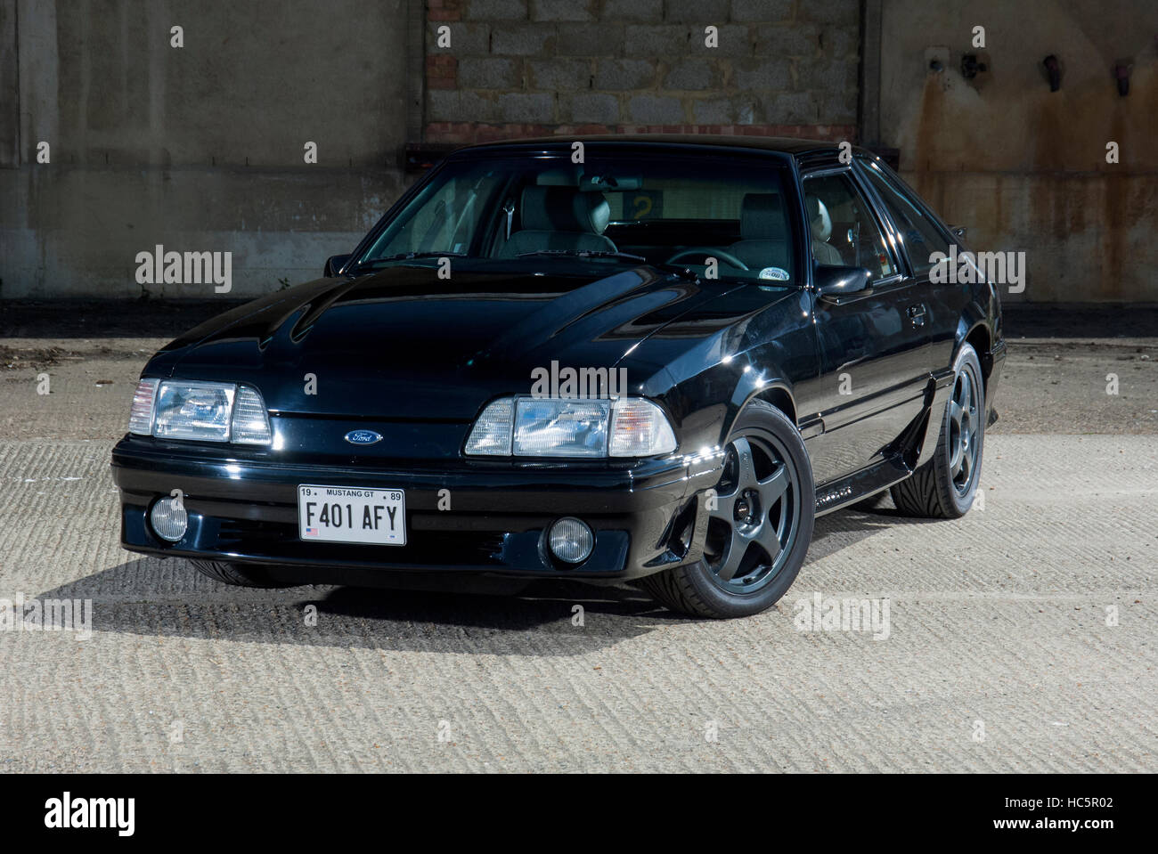 1989 'Fox' forme du corps Ford Mustang GT Banque D'Images