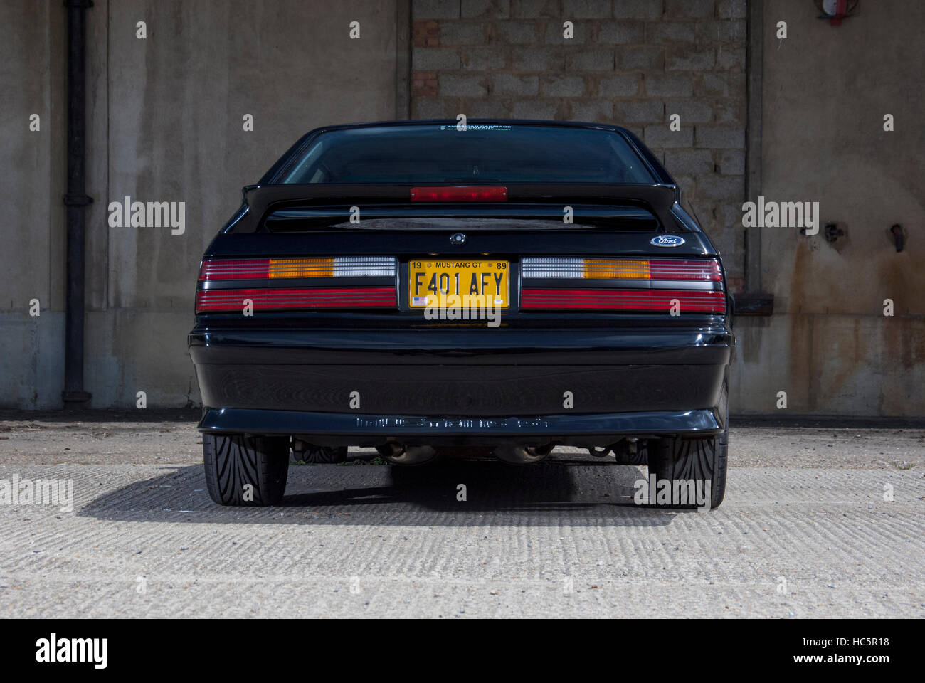 1989 'Fox' forme du corps Ford Mustang GT Banque D'Images