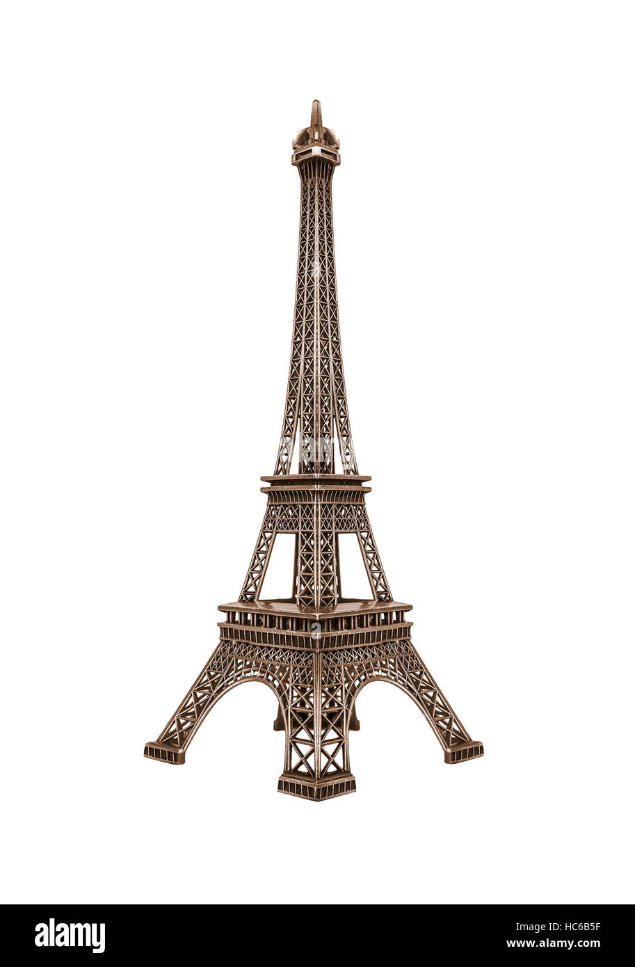 Tour Eiffel isolés. Banque D'Images