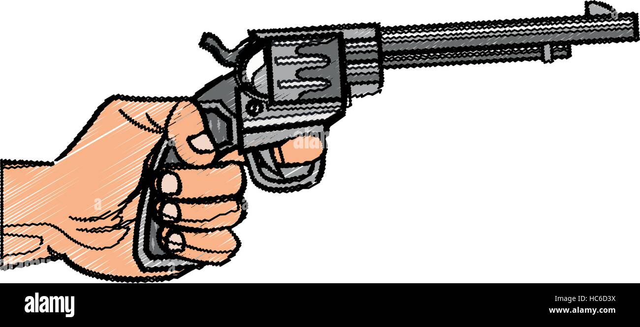La conception d'armes à feu isolé Image Vectorielle Stock - Alamy