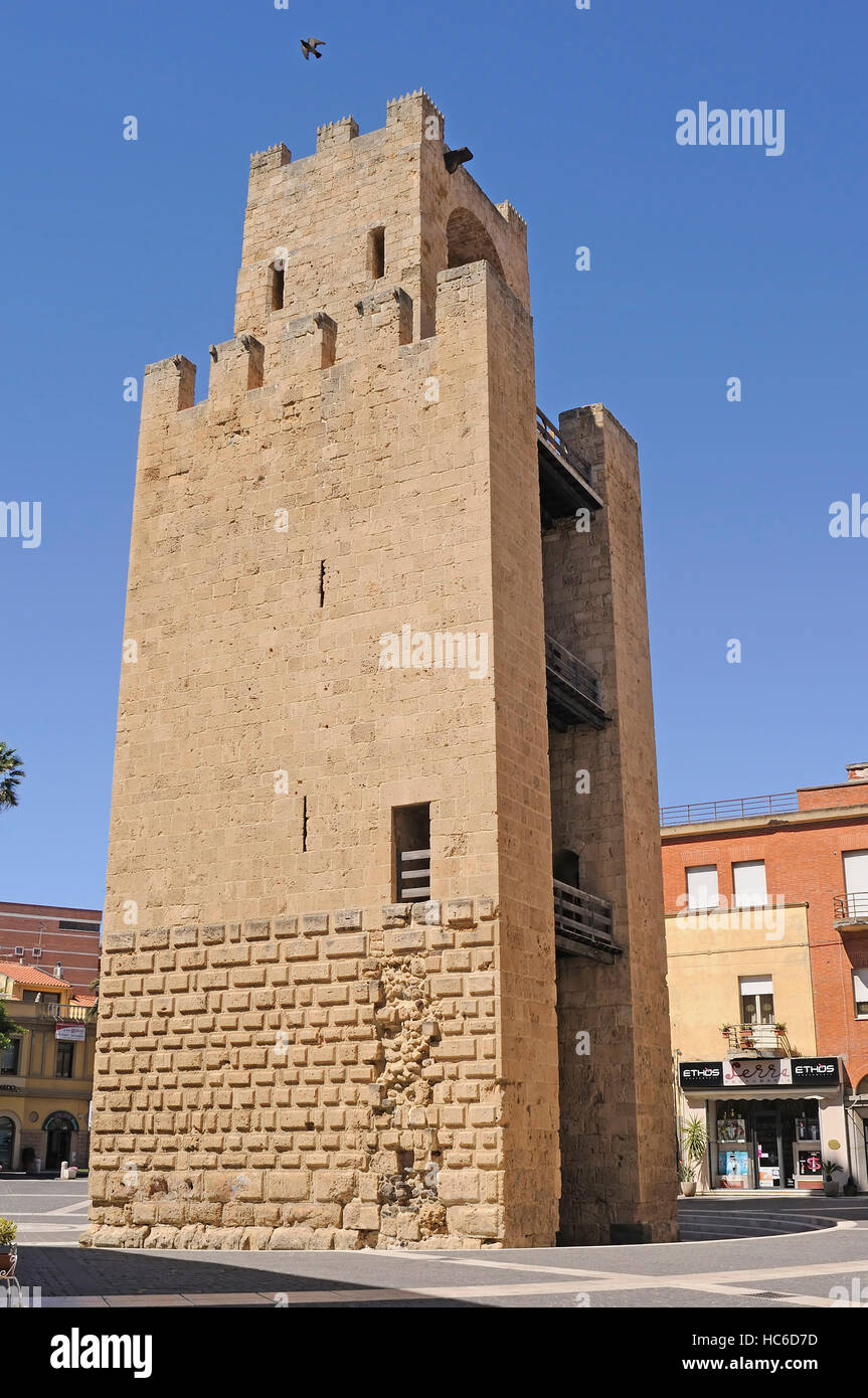 Mariano tower, Cagliari, Sardaigne, Italie, Europe Banque D'Images