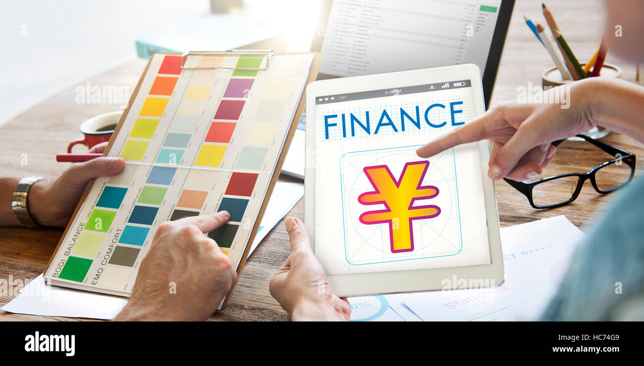 Concept de trésorerie en monnaie Finance Argent Banque D'Images
