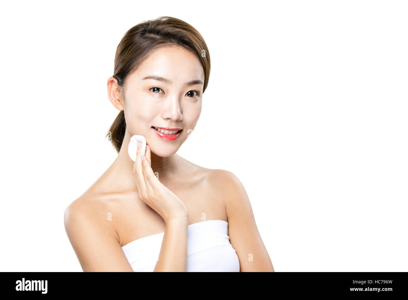 Portrait of young smiling woman Banque D'Images