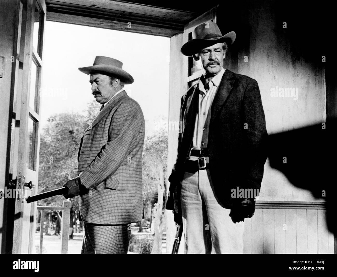 THE WILD BUNCH, de gauche à droite : Albert Dekker, Robert Ryan, 1969 Banque D'Images