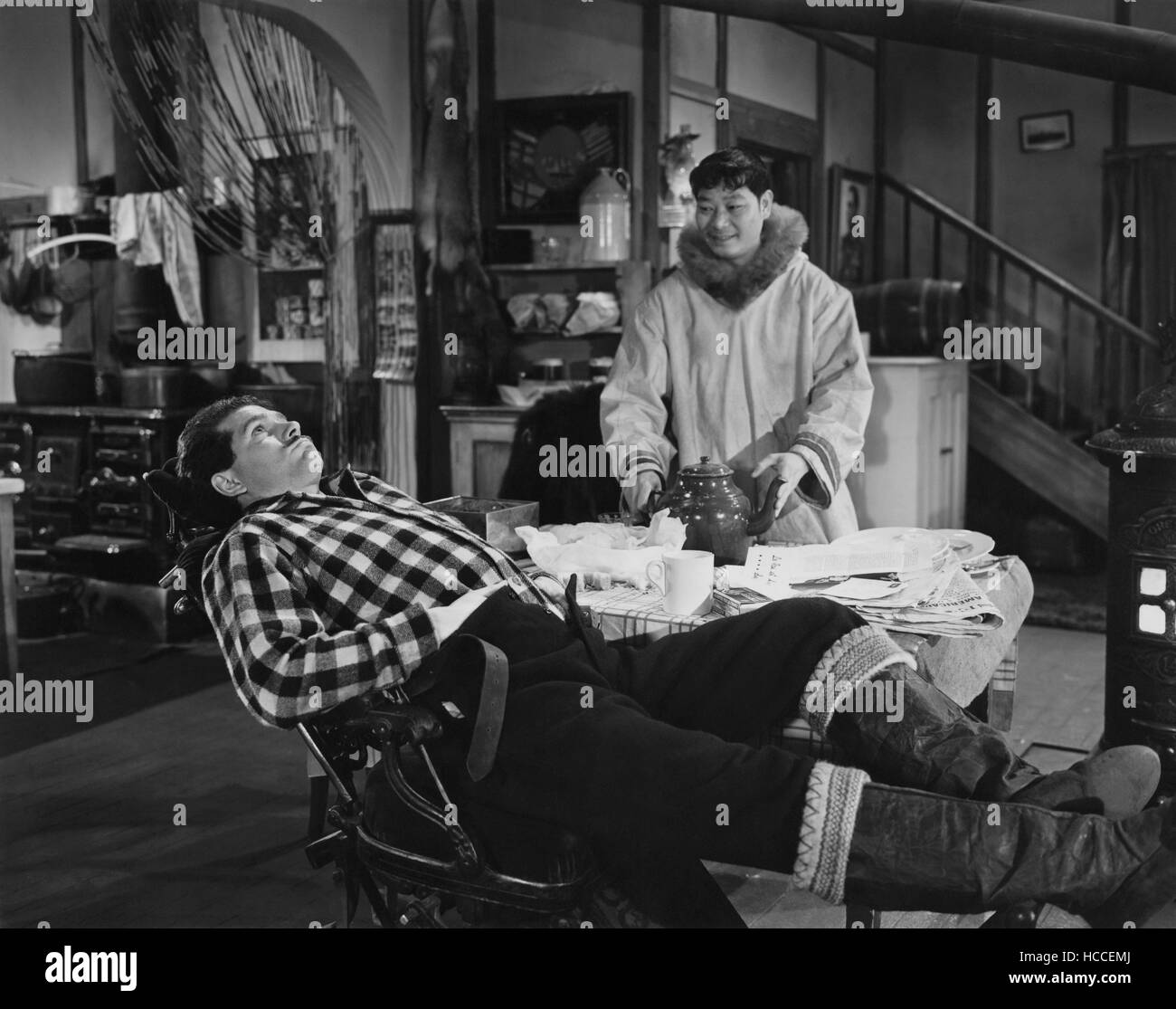 La QUARANTE-NEUVIÈME PARALLÈLE, (aka les envahisseurs, aka 49e parallèle), Laurence Olivier (avant), Ley, 1941 Banque D'Images