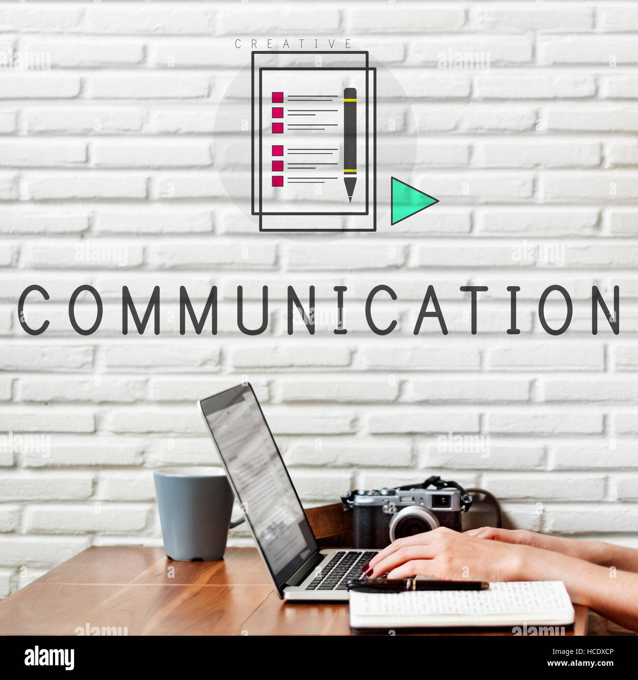 Blog Communauté Communication Concept Connexion Banque D'Images