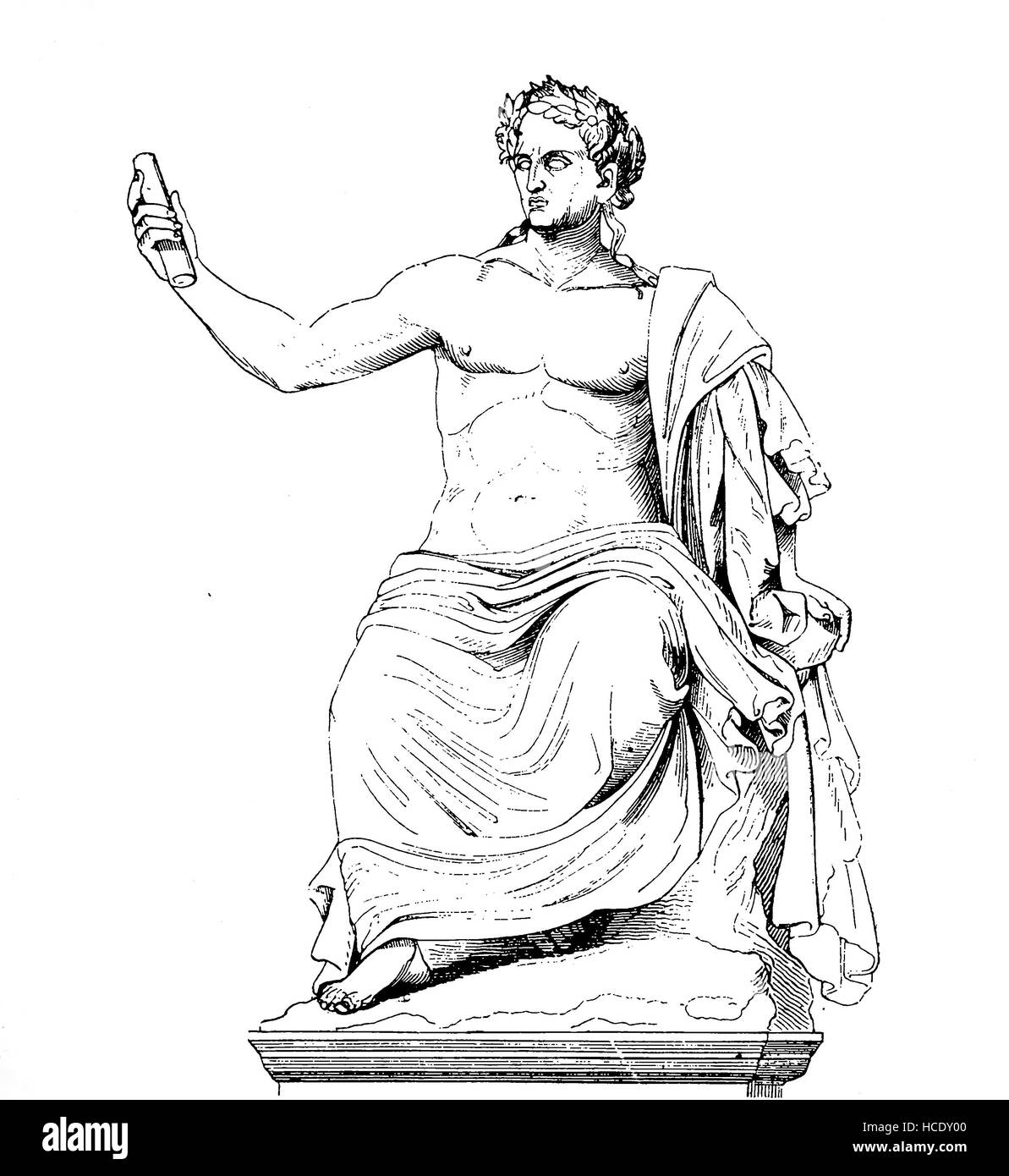 Marcus Cocceius Nerva, Nerva Caesar Augustus, AD 30 - 98 annonce était empereur romain de 96 à 98, l'histoire de la Rome antique, Empire romain, Italie Banque D'Images