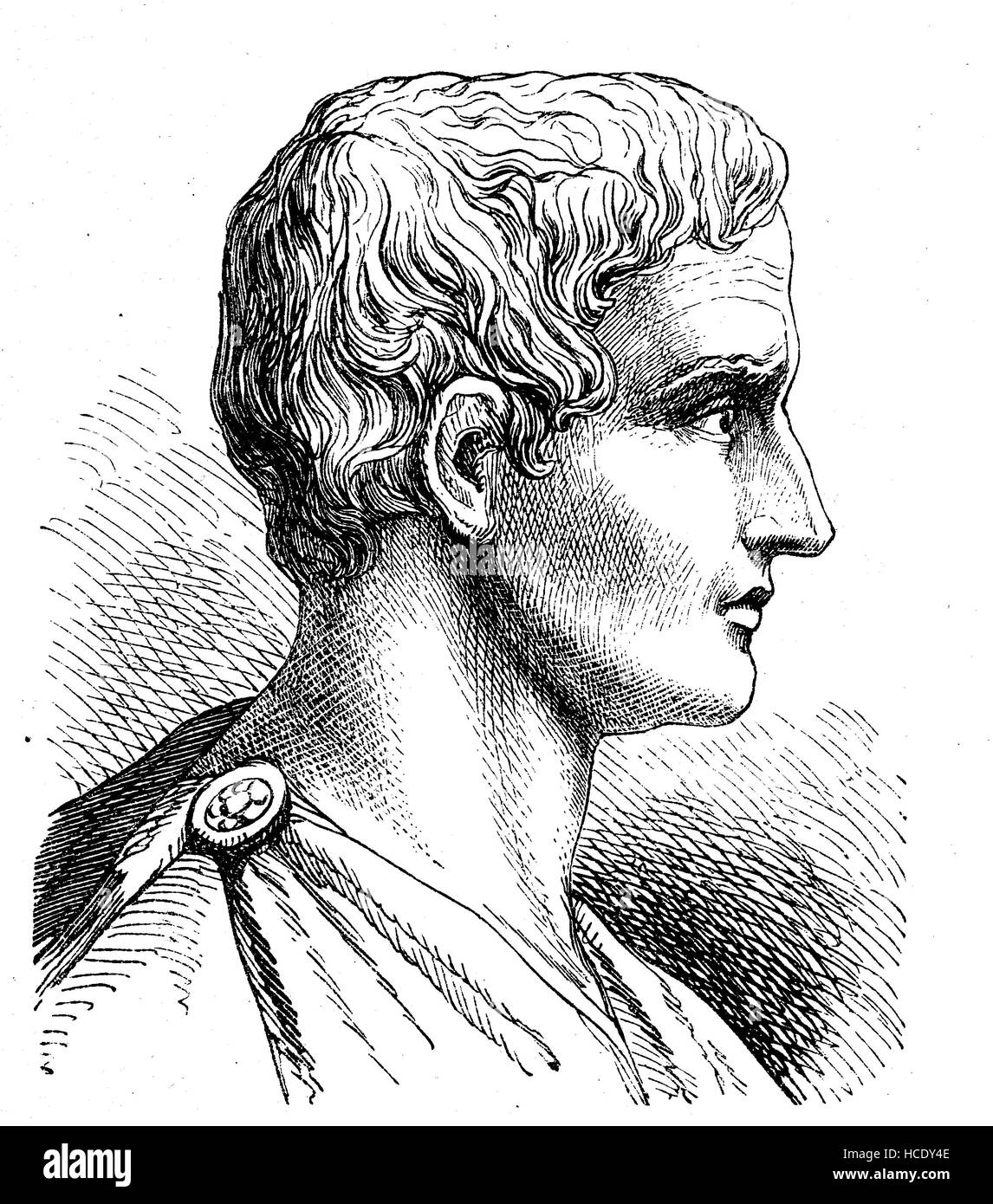 Titus Livius, 64 ou 59 BC , AD 17, Livy, était un historien romain qui a écrit une monumentale Histoire de Rome et le peuple romain, l'histoire de la Rome antique, Empire romain, Italie Banque D'Images