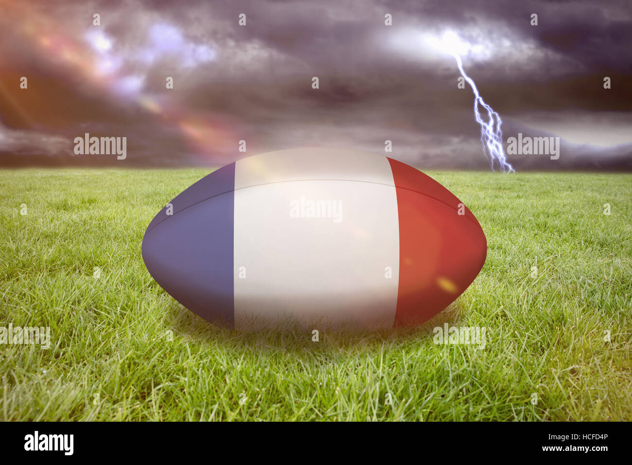 Image composite de france rugby ball Banque D'Images