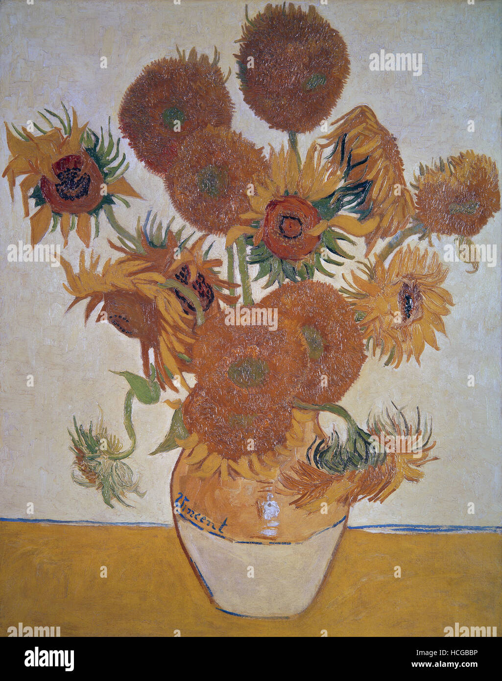 Vincent Van Gogh - Tournesol - 1888 Banque D'Images