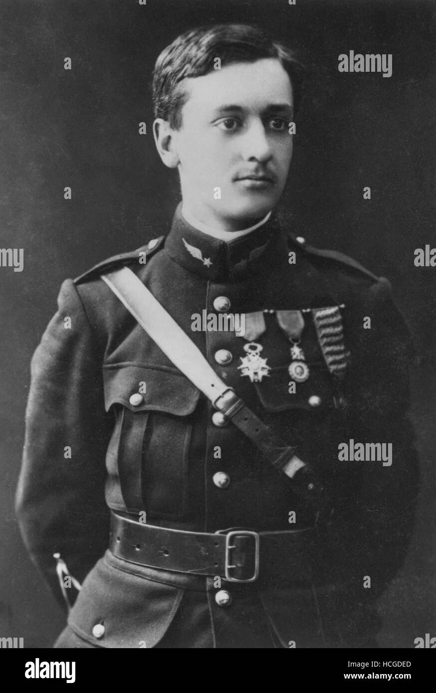Portrait de Georges Guynemer Banque D'Images