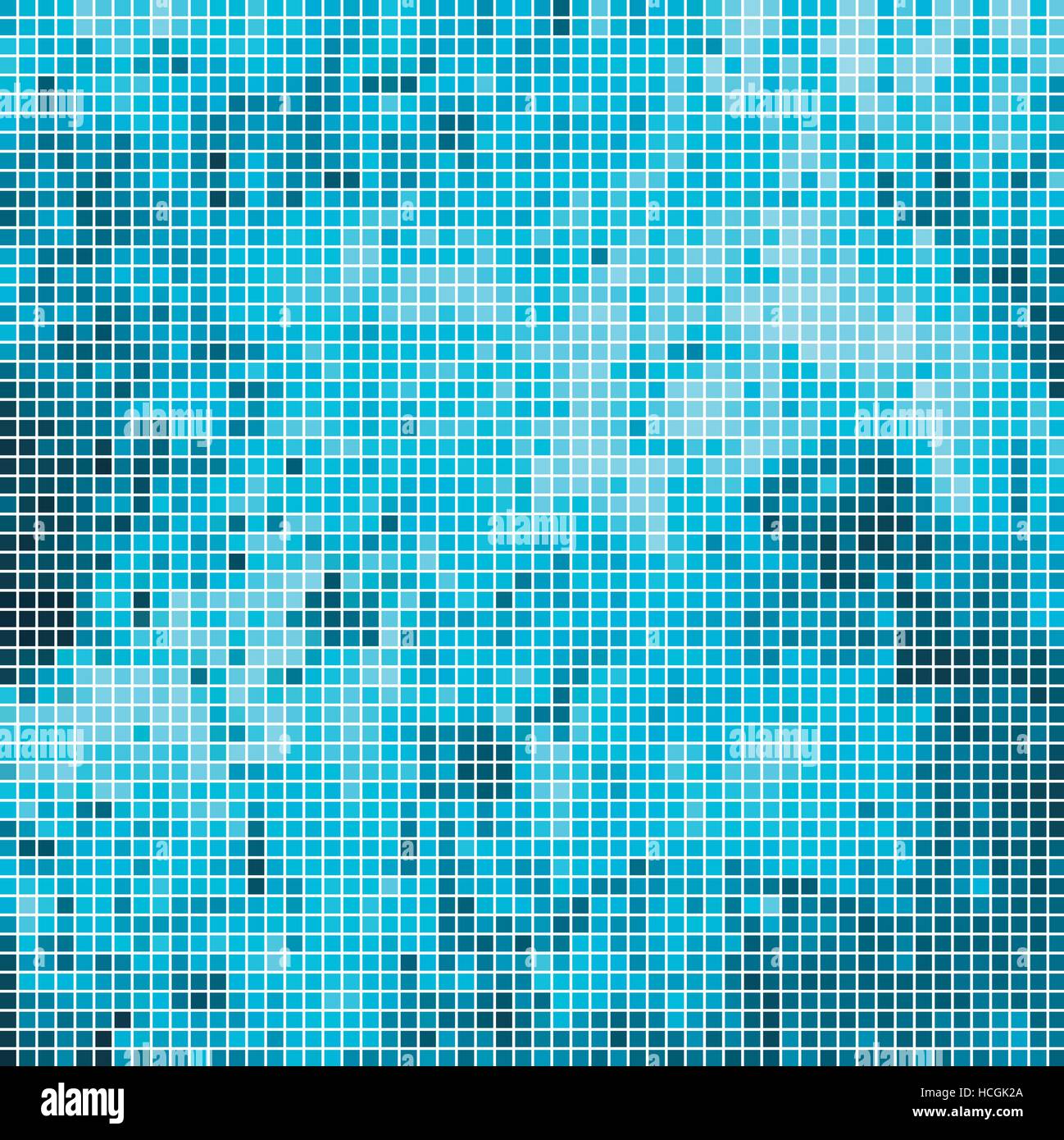 Abstract vector fond bleu. Mur de tuile. Illustration de Vecteur