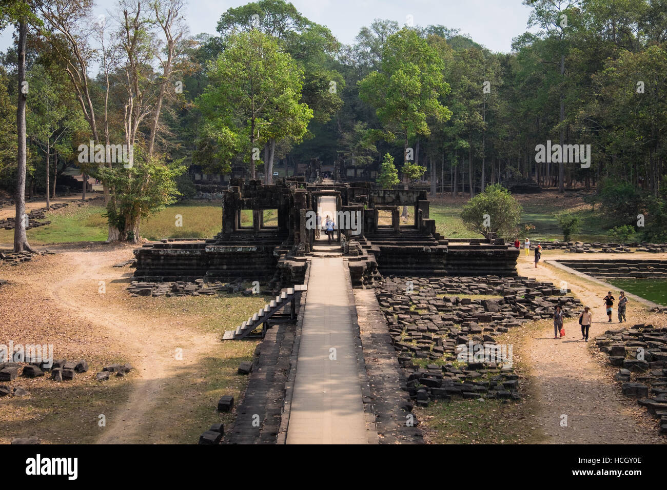Les temples d'Angkor, Siem Reap, Cambodge Banque D'Images