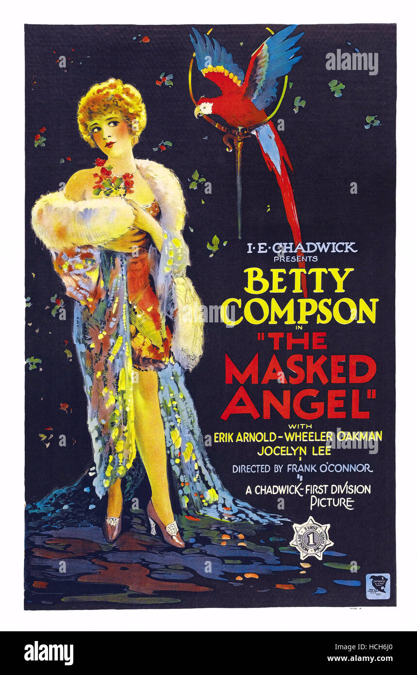 L'ANGE masqué, de nous poster, Betty Compson, 1928 Banque D'Images